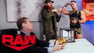 Austin Theory scores the ultimate selfie with Mr. McMahon and Cleopatra’s Egg: Raw, Nov. 22, 2021