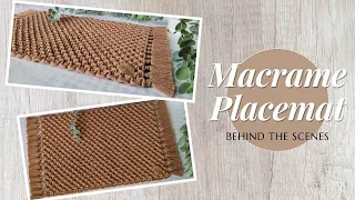 Macrame placemat | Handmade