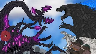 SHIN BIOZILLA !!! Godzilla Earth VS Zilla VS Indominus Zilla Rex VS Shin Biozilla