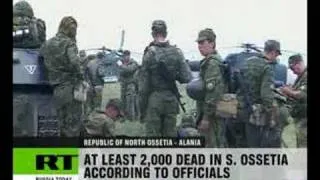 GEORGIAN ATTACK SOUTH OSSETIA  PEOPLE 2000   DAY