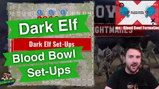 Dark Elf Team Set-Up Formations for Blood Bowl - Blood Bowl 2020 (Bonehead Podcast)