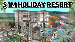 BUILDING A $1M HOLIDAY RESORT In BLOXBURG