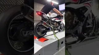 New BMW S1000RR | Dyno test BMW S1000RR 😍😍 #Shorts