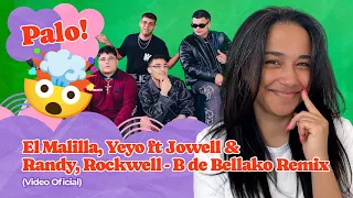 El Malilla, Yeyo ft Jowell & Randy, Rockwell  - B de Bellako Remix (Video Oficial) ▷ Reacción !!!