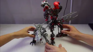 Lego Bionicle Maxilos and Spinax FULL BUILD