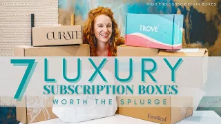 7 Luxury Subscription Boxes worth splurging on