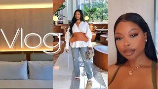 HOUSTON VLOG: Luxury Shopping, C. Baldwin Hotel, Self Care Sunday | GeranikaMycia