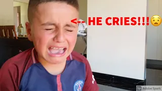 ANNOYING MY LITTLE BROTHER WHILE PLAYING FORTNITE **HE CRIES**