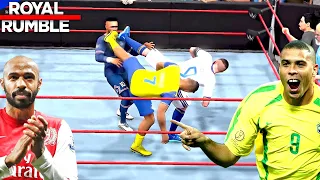 EFSANE RONALDO ! MESSİ ! HENRY ! CRİSTİANO RONALDO KAVGADA ! FUTBOLCULAR ROYAL RUMBLE ! WWE 2K23 !