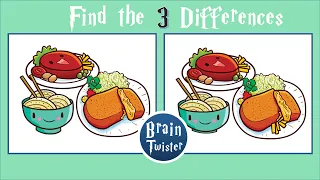 Find the Three Differences Brain Teasers for Kids and Adults #5