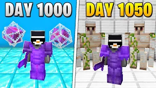 I Survived 1,050 Days in HARDCORE Minecraft...