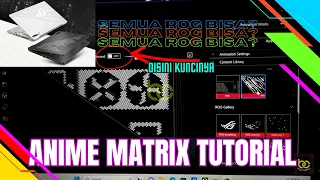 CARA SETTING ANIME MATRIX DENGAN MUDAH DI ROG ZEPHYRUS G14❓💥 | setting Anime Matrix In ROG ZEPHYRUS