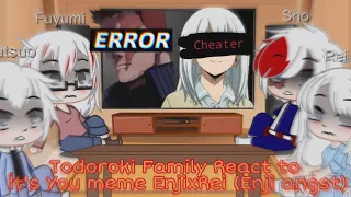 Todoroki family React Enji x Rei ( Enji angst) Credit goes to : A whisper / - Endeavor and Dabi