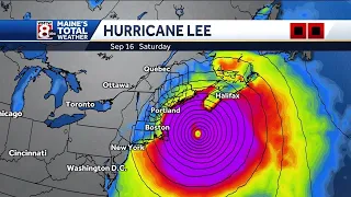 Hurricane Lee moving fast toward New England, Canada