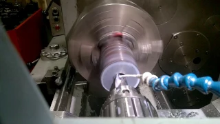 manual Lathe drilling