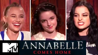 Annabelle Comes Home Scariest Moments From Filming + Cast Play Would You Rather | MTV Movies