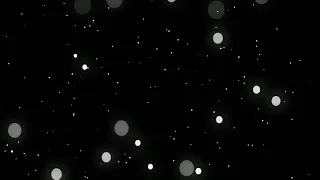 Snow Bubbles and Particles Drop Falls Black Screen Background Effect Video HD Template