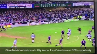 Ugliest Football Moment QPR vs Manchester City FA Cup 1993