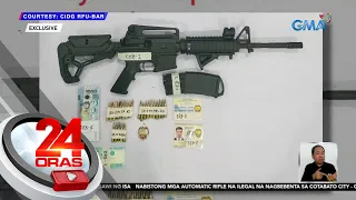 Automatic rifle na may markings ng "AFP property", nakumpiska; 2 nagbebentang taga-NBI... | 24 Oras