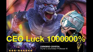 CEO Luck 1000000% on Professor X Cavalier Crystals!