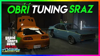 OBŘÍ TUNING SRAZ V NOVÉ PODZEMNÍ GARÁŽI GTA ONLINE