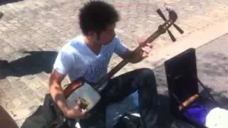 Street performer in union square park