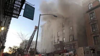 LIVE: Just arrived at 6 Alarm Fire, Inwood, Manhattan