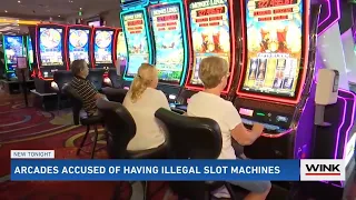 Arcades accused of having illegal slot machines