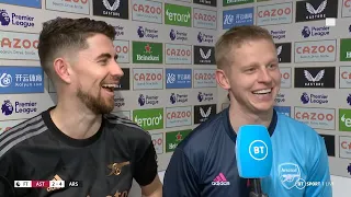 "This is why the Premier League is the best in the world!" Jorginho and Zinchenko on Arsenal win