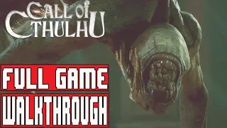 CALL OF CTHULHU Full Game Walkthrough - No Commentary (#CallofCthulhu Full Game) 2018