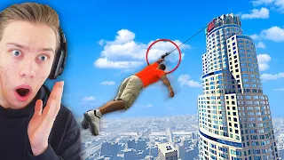 Ik Vond Een GRAPPLING HOOK In GTA 5!! (Mods)