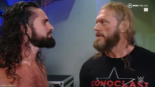 Edge Confronts Seth Rollins on SmackDown, July 9, 2021