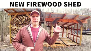 Firewood Shed - Improved and Updated Build