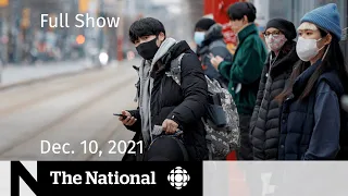CBC News: The National | COVID-19 projections, EV tax credit dispute, Holiday shopping