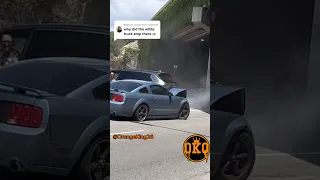 Mustang Owner Goes On A Rampage & Crashes Into Everybody 🤦🏼‍♂️🤦🏼‍♂️ #SHORTS #disrepect