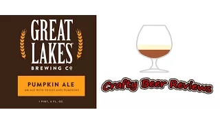 Great Lakes Pumpkin Ale (First Bottling!!) | Crafty Beer Reviews #508