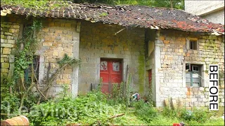 Tragic man renovates old house in forest ~ he rescues two puppies that were tied up | Makeover Room