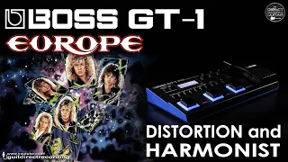 BOSS GT1 EUROPE Lead Guitar Tone + Harmonist, Harmonizer FREE Settings