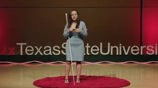 Just Learn to Say The “B” Word: BLIND | Valerie Alvarez | TEDxTexasStateUniversity