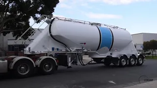 Sharks Cement Aluminium Pneumatic Dry Bulk Tanker