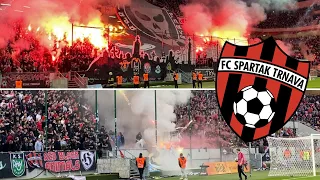FC Spartak Trnava - ŠK Slovan Bratislava | TRADIČNÉ DERBY | Ultras Spartak Trnava Pyroshow & Choreo