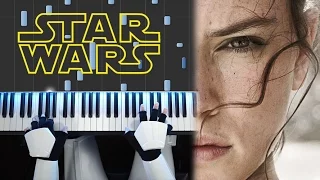 Rey's Theme - STAR WARS The Force Awakens (Piano Cover) [Intermediate]
