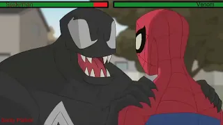 Spectacular Spiderman vs Venom Part 1 With Health Bars