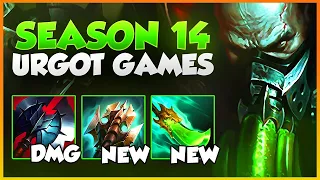 SEASON 14 IS HERE! Three hours of NEW Urgot items and builds!🦀