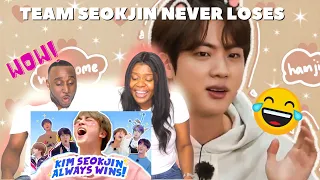 Team Seokjin never Lose!!! Kim Seokjin King of Run BTS | BTS Reaction