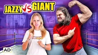 Gymnast VS Giant! *EPIC FAIL*