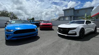Mustang GT vs Camaro SS vs Challenger RT - TEST DRIVE