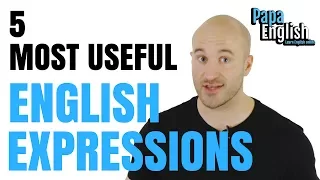 5 MOST USEFUL English expressions that you didn't learn at school!