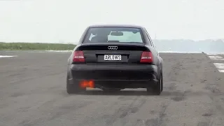 1250HP Audi S4 B5 FROM HELL!! BRUTAL 0-318 KM/H ACCELERATIONS!