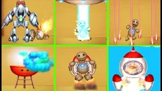 Nano Weapons Full - BuddyBot,UFO Attack,Orbital Strike,Magic Laser vs The Buddy - Kich The Buddy